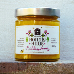 Frühlingshonig im 500 g Glas